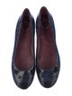 Marc by Marc Jacobs Leather Animal Print Ballet Flats