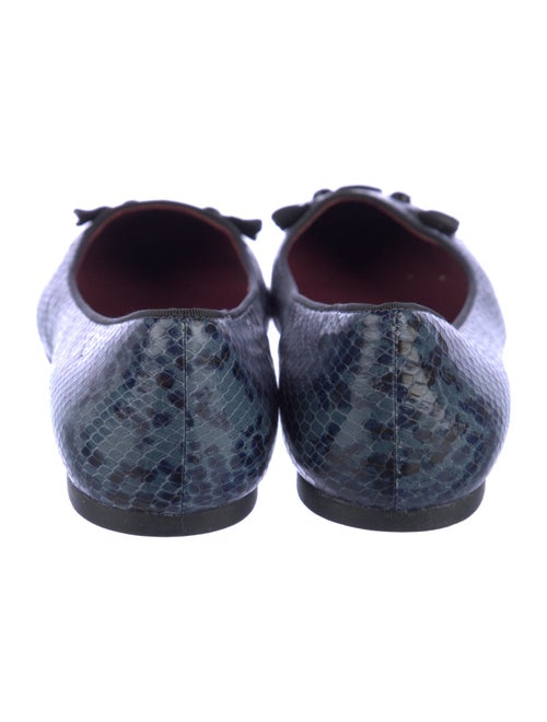 Marc by Marc Jacobs Leather Animal Print Ballet Flats
