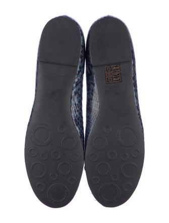 Marc by Marc Jacobs Leather Animal Print Ballet Flats