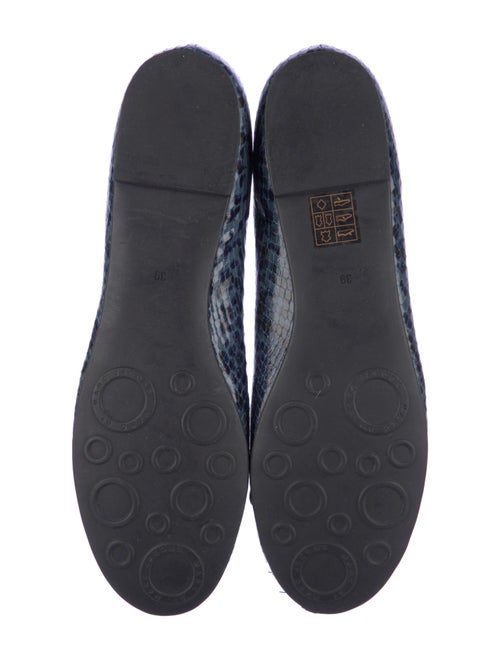 Marc by Marc Jacobs Leather Animal Print Ballet Flats