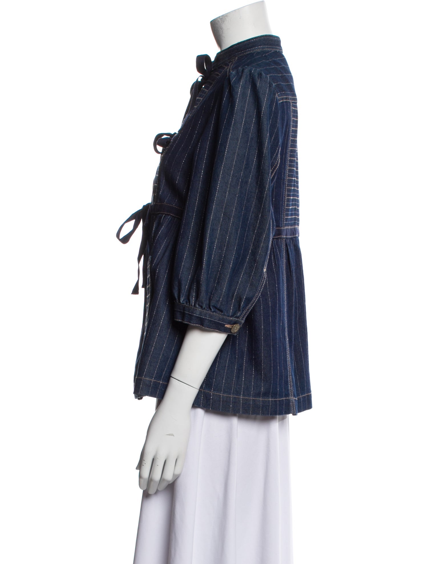 Marc by Marc Jacobs Striped Denim Jacket