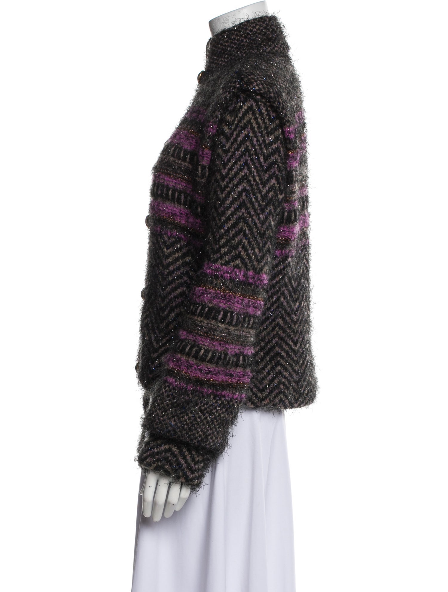 Marc by Marc Jacobs Striped Turtleneck Sweater