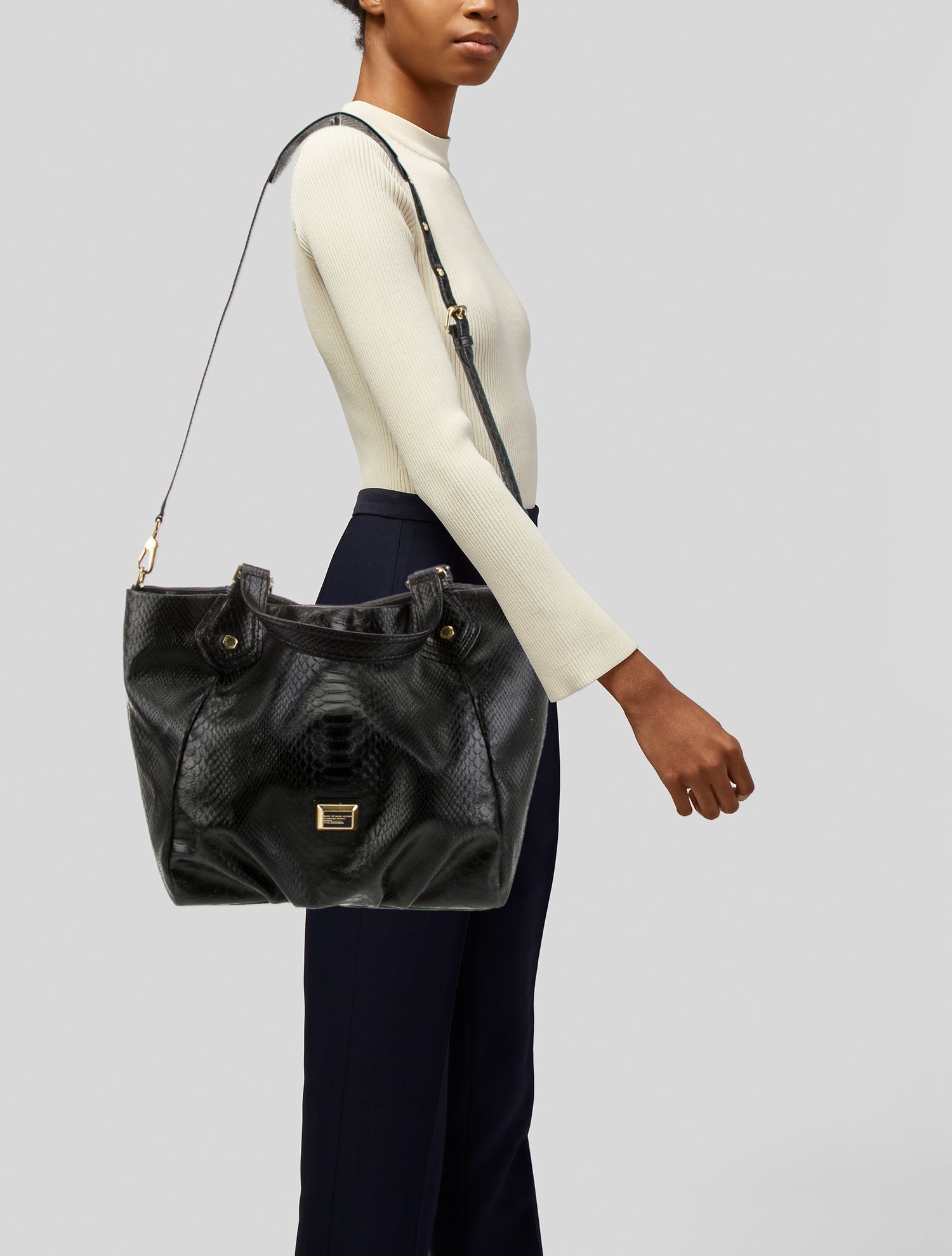 Marc by Marc Jacobs Embossed Leather Tote