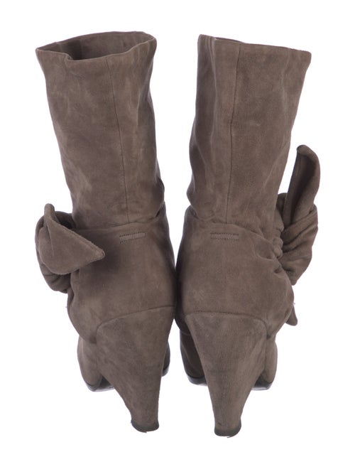 Marc by Marc Jacobs Suede Bow Accents Slouch Boots