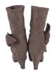 Marc by Marc Jacobs Suede Bow Accents Slouch Boots