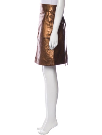Marc by Marc Jacobs Leather Knee-Length Skirt