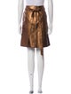 Marc by Marc Jacobs Leather Knee-Length Skirt