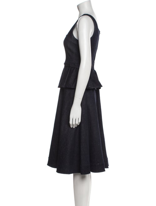 Marc by Marc Jacobs Square Neckline Midi Length Dress