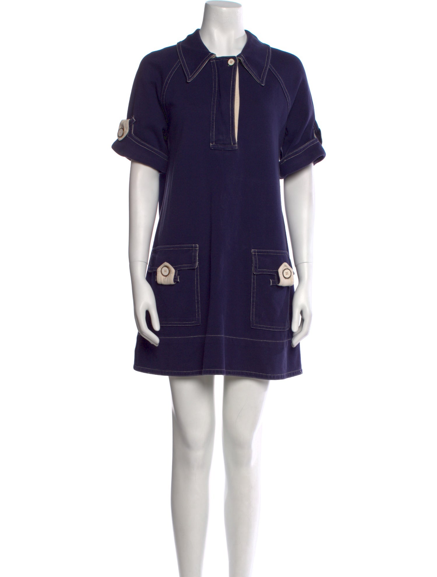 Marc by Marc Jacobs Mock Neck Mini Dress