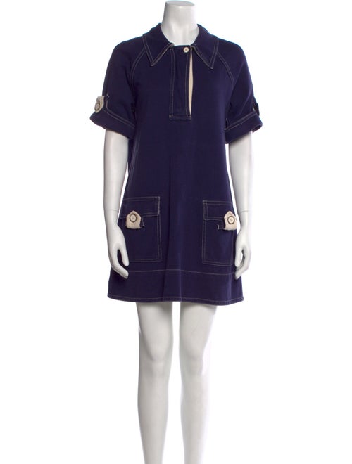 Marc by Marc Jacobs Mock Neck Mini Dress