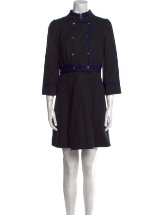 Marc by Marc Jacobs Mock Neck Mini Dress