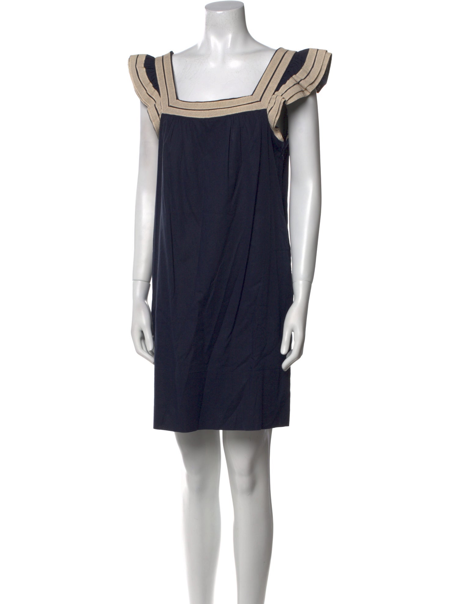 Marc by Marc Jacobs Square Neckline Mini Dress