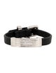Marc by Marc Jacobs Leather ID Wrap Bracelet