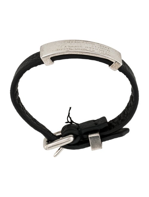 Marc by Marc Jacobs Leather ID Wrap Bracelet