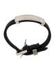 Marc by Marc Jacobs Leather ID Wrap Bracelet