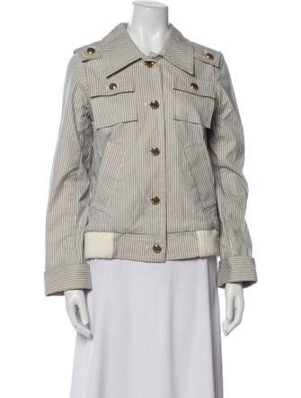 Marc by Marc Jacobs Striped Utility Jacket