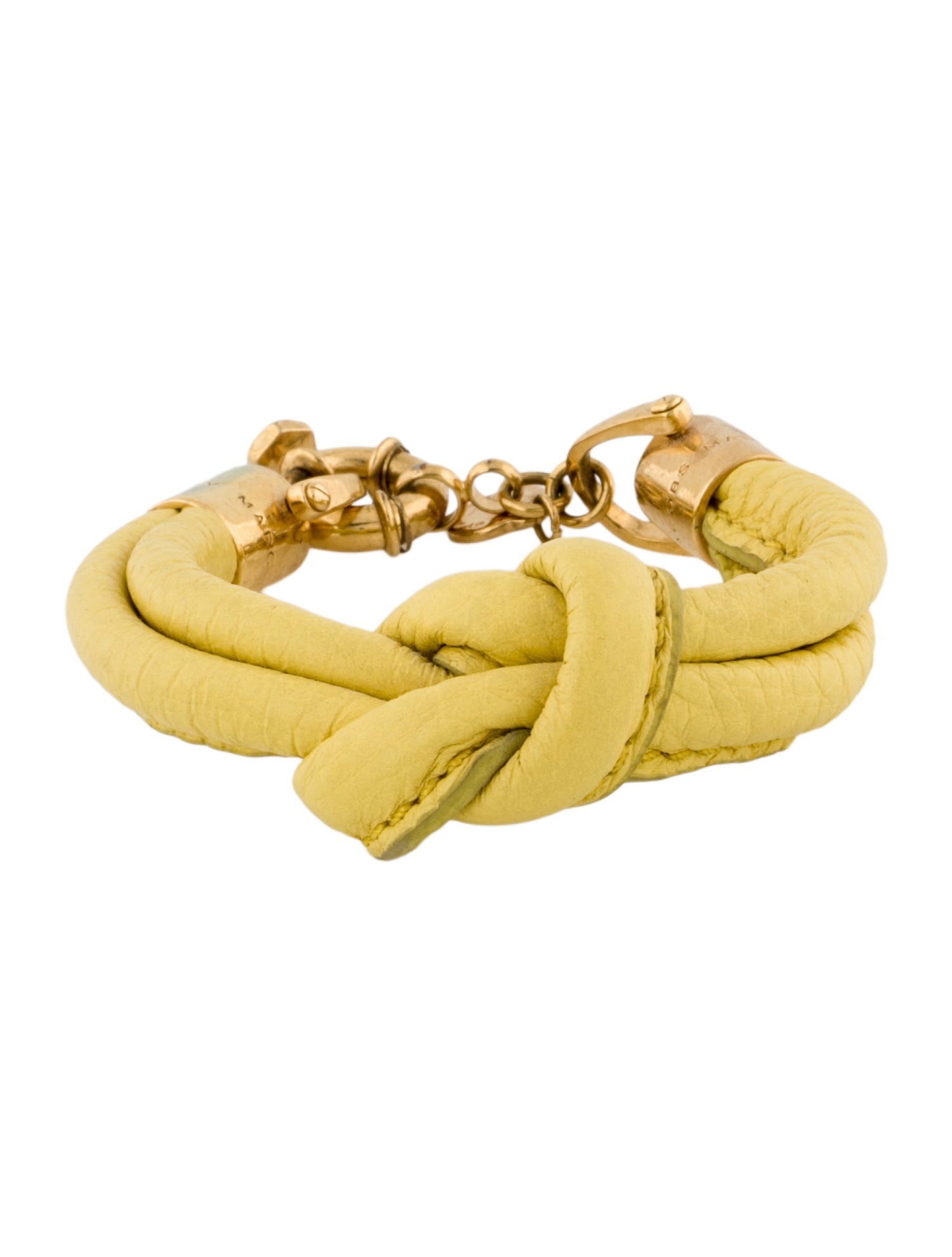 Marc by Marc Jacobs Leather Square Knot Wrap Bracelet