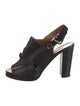 Marc by Marc Jacobs Leather Cutout Accent Slingback Pumps