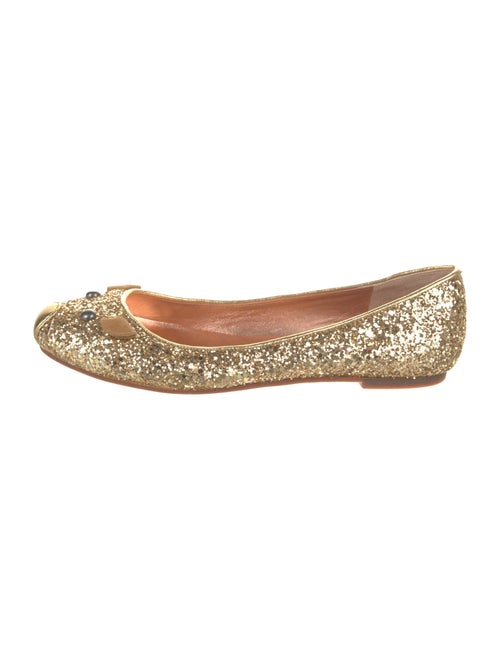 Marc by Marc Jacobs Glitter Studded Accents Ballet Flats