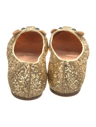 Marc by Marc Jacobs Glitter Studded Accents Ballet Flats
