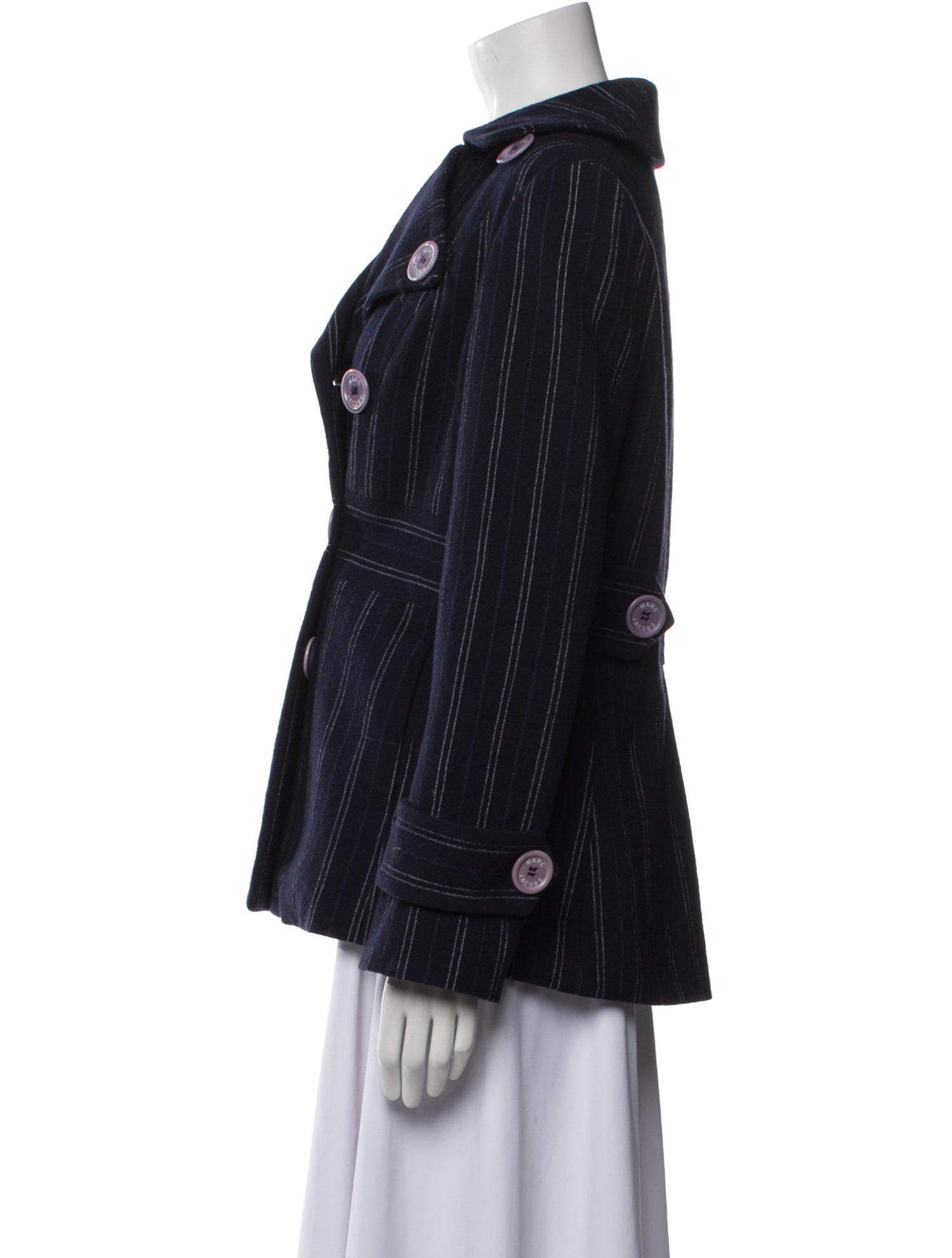 Marc Jacobs Wool Striped Jacket