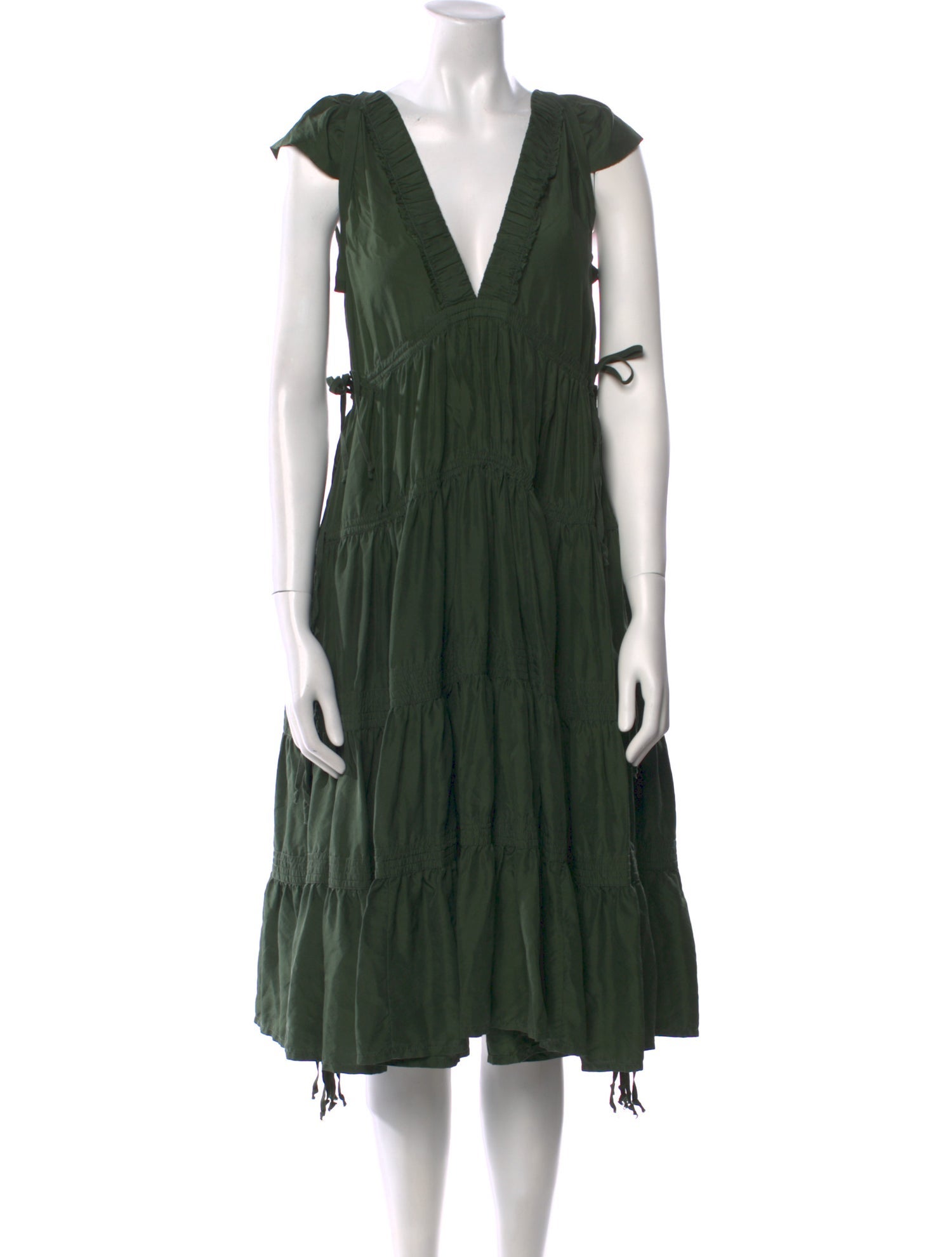 Marc by Marc Jacobs Silk Midi Length Dress