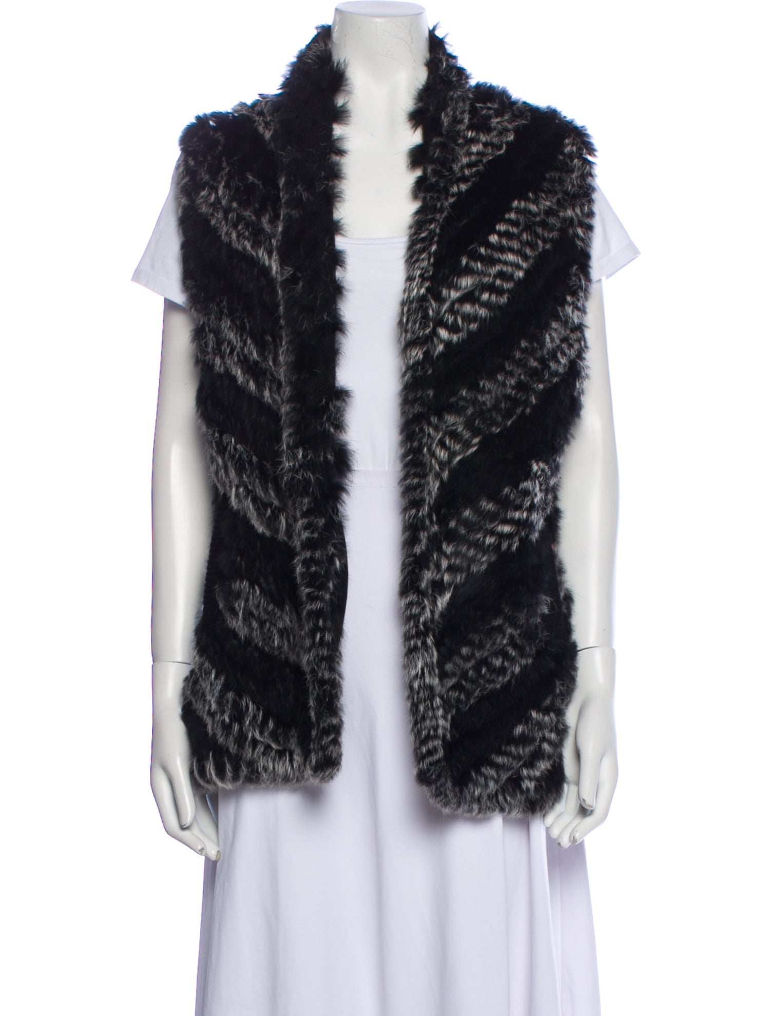 Marc by Marc Jacobs Fur Striped Fur Jacket