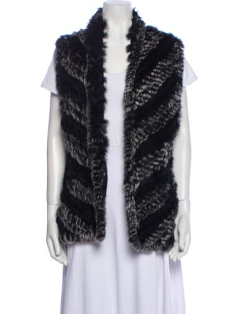 Marc by Marc Jacobs Fur Striped Fur Jacket