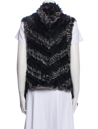 Marc by Marc Jacobs Fur Striped Fur Jacket