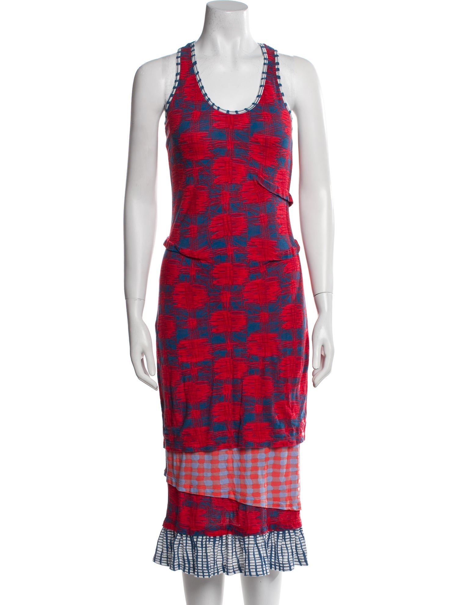Marc by Marc Jacobs Printed Midi Length Dress