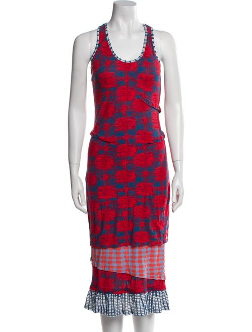 Marc by Marc Jacobs Printed Midi Length Dress