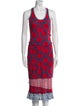 Marc by Marc Jacobs Printed Midi Length Dress