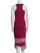 Marc by Marc Jacobs Printed Midi Length Dress