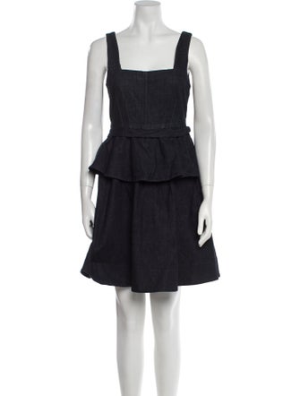 Marc by Marc Jacobs Square Neckline Mini Dress