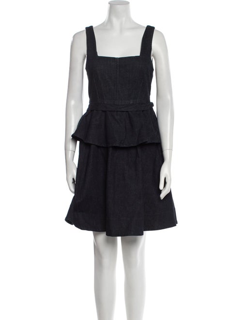 Marc by Marc Jacobs Square Neckline Mini Dress