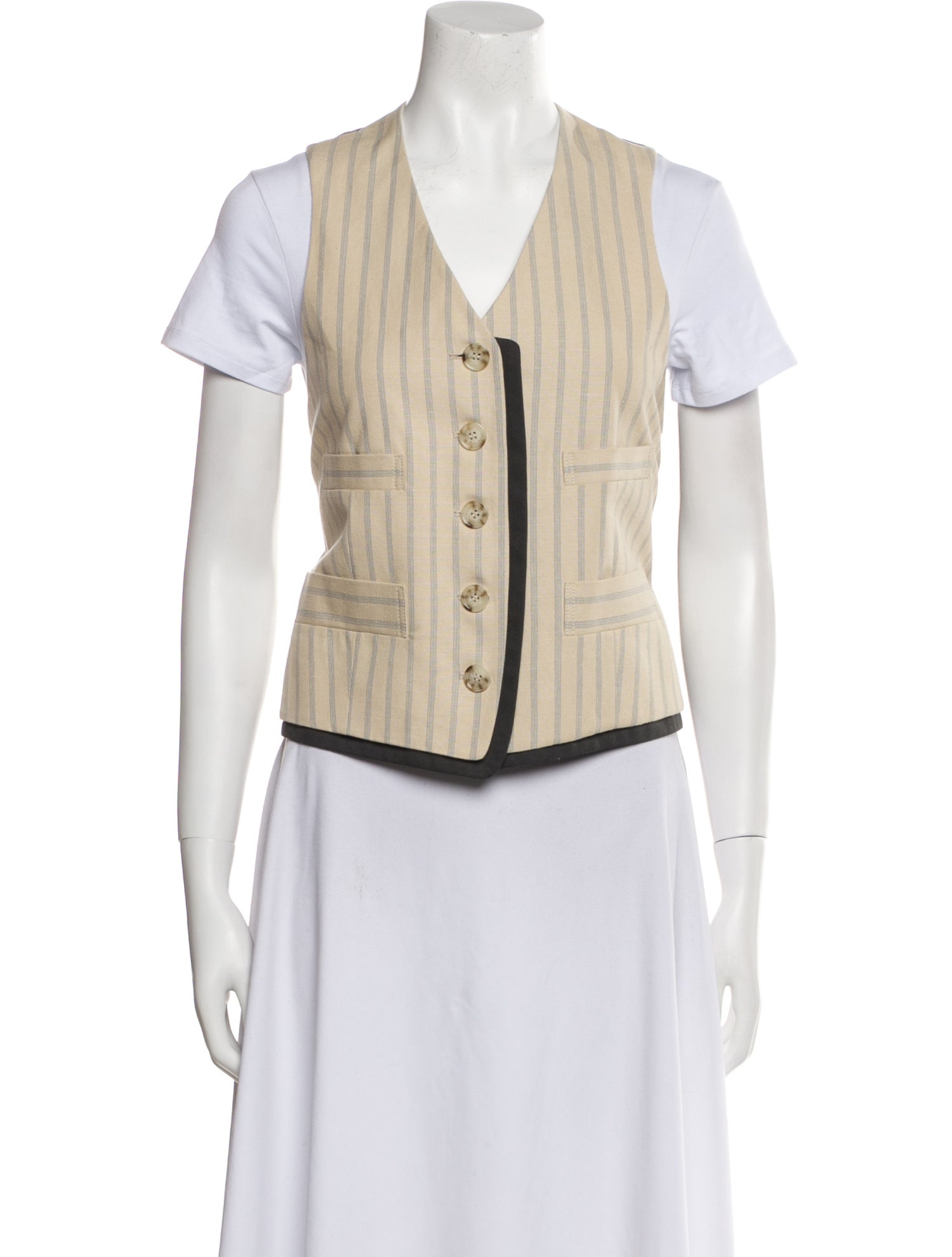 Marc by Marc Jacobs Wool Striped Vest