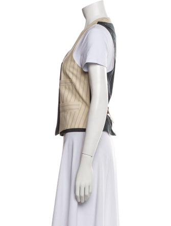Marc by Marc Jacobs Wool Striped Vest