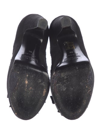 Marc by Marc Jacobs Suede Bow Accents Pumps