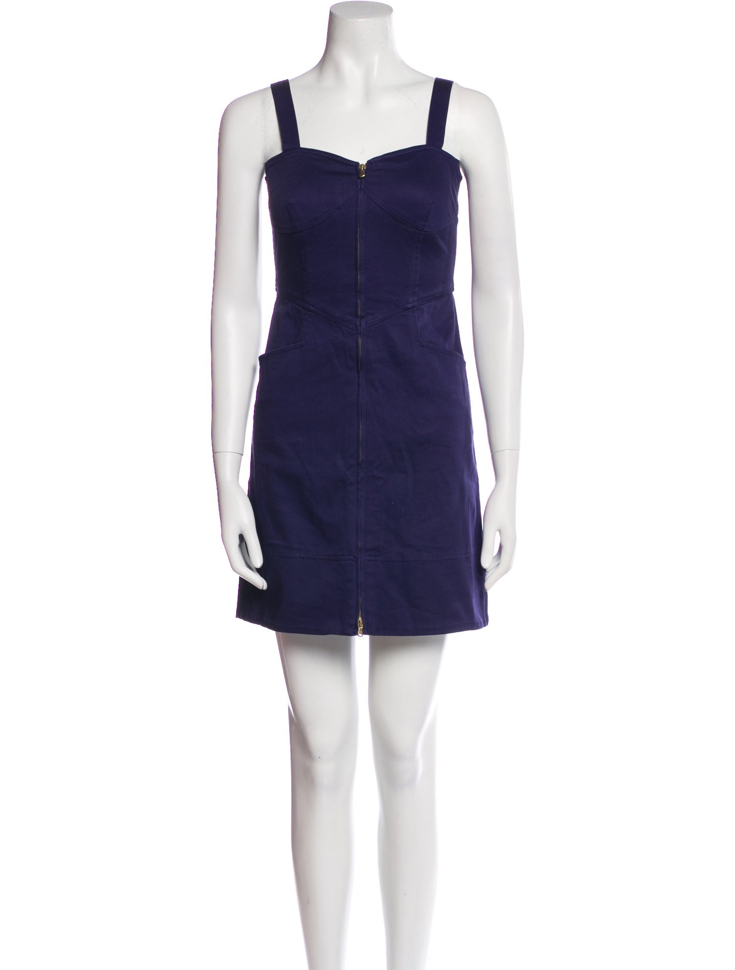 Marc by Marc Jacobs Square Neckline Mini Dress