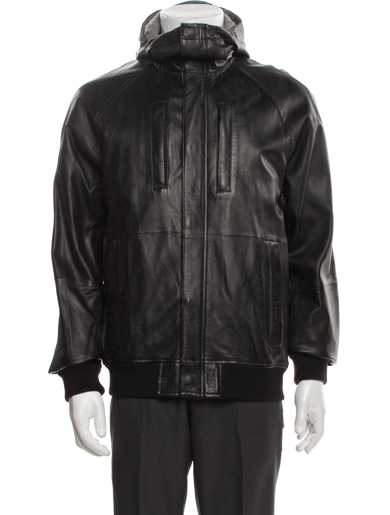 Marc by Marc Jacobs Lamb Leather Puffer Coat