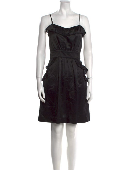 Marc by Marc Jacobs Square Neckline Knee-Length Dress