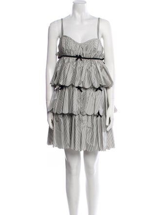 Marc by Marc Jacobs Striped Mini Dress