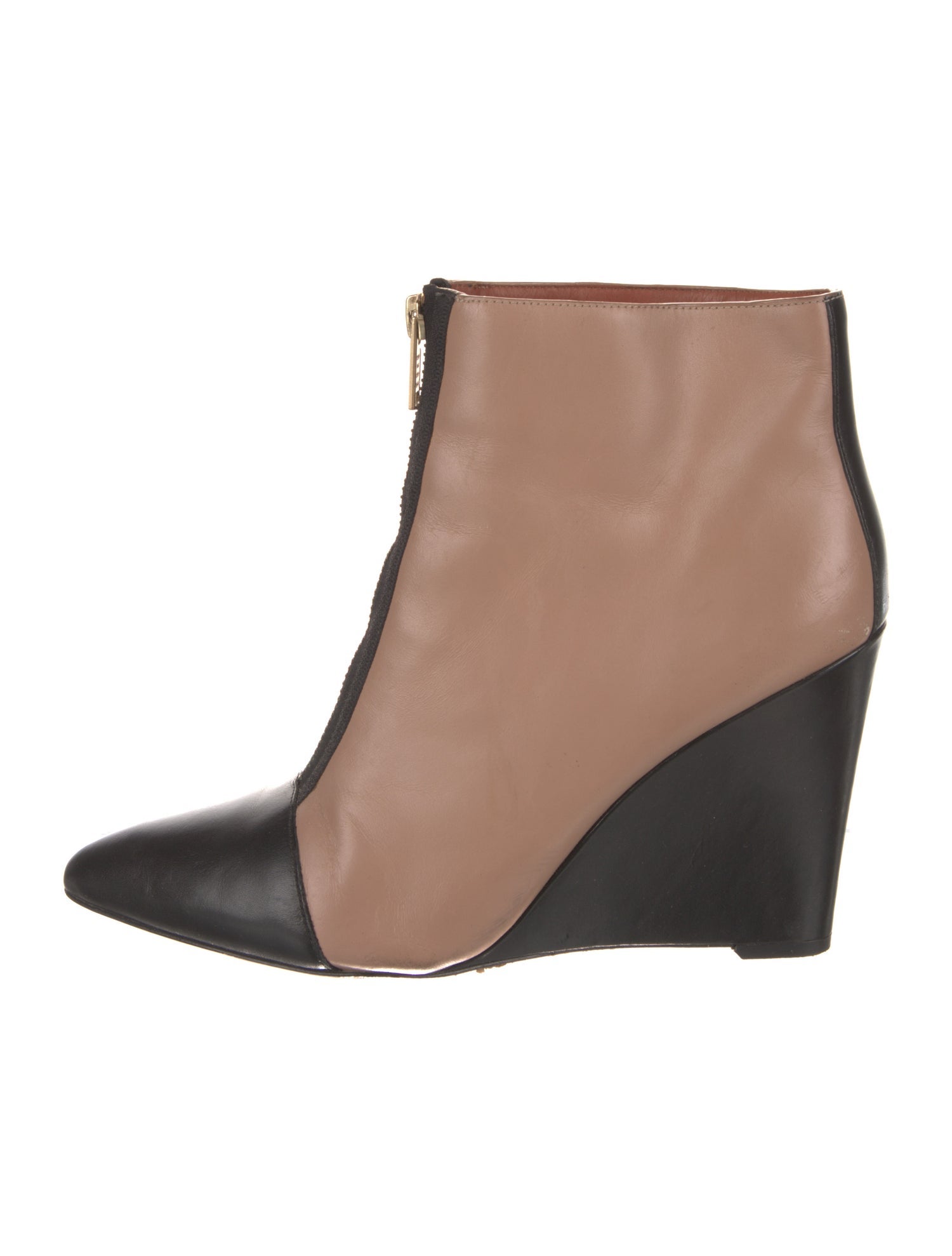 Marc by Marc Jacobs Leather Colorblock Pattern Boots