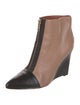 Marc by Marc Jacobs Leather Colorblock Pattern Boots