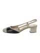 Marc by Marc Jacobs Leather Colorblock Pattern Slingback Pumps
