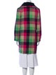 Marc by Marc Jacobs Wool Plaid Print Coat