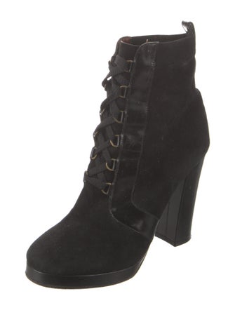 Marc by Marc Jacobs Suede Lace-Up Boots