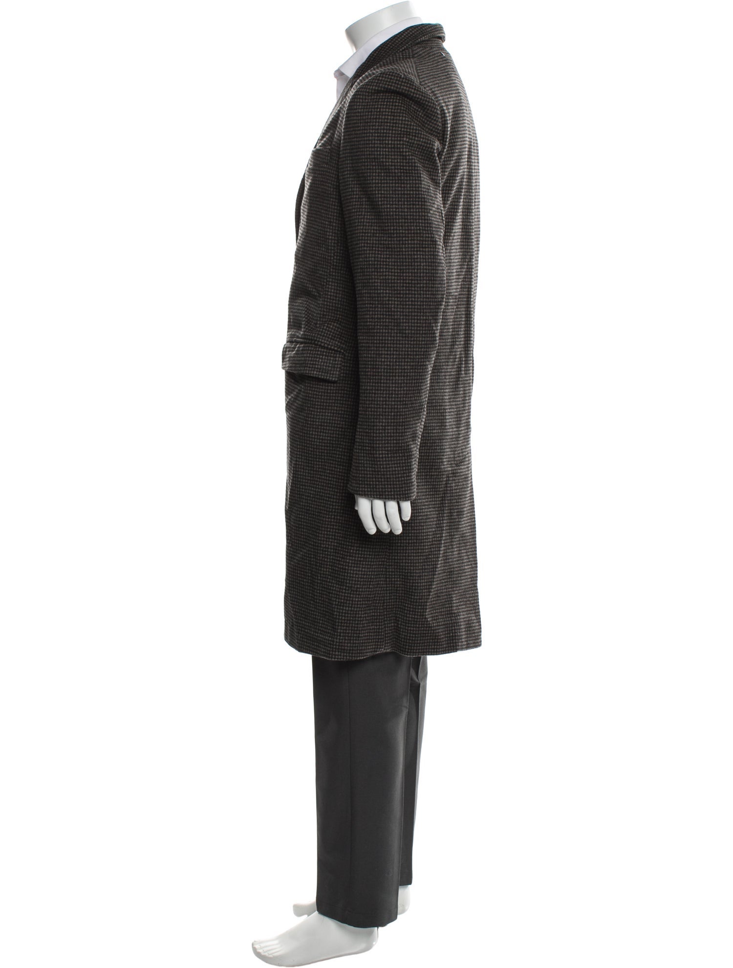 Marc by Marc Jacobs Houndstooth Print Overcoat