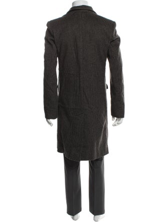 Marc by Marc Jacobs Houndstooth Print Overcoat