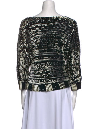 Marc by Marc Jacobs Printed Bateau Neckline Blouse